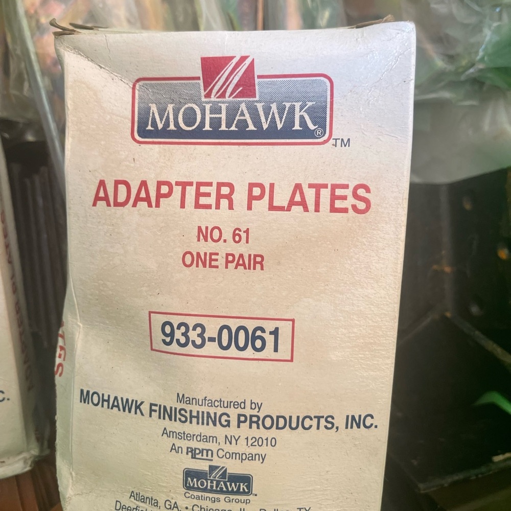 New Mohawk Adapter Plates 1 Pair No. 61 9330061